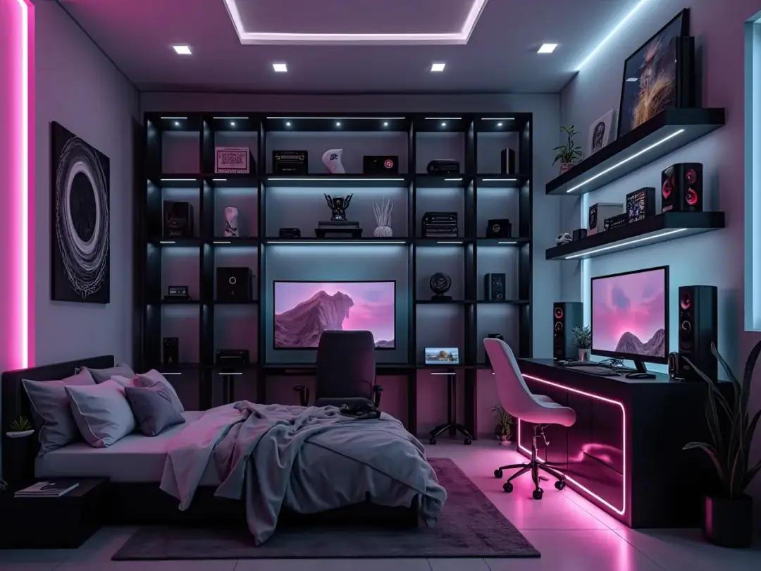 Jak urządzić nowoczesny pokój dla gracza: pomysły na funkcjonalny i stylowy setup