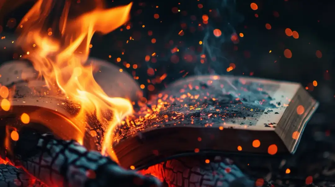 Płonący kawał drewna - symbolika w literaturze, którą warto poznać