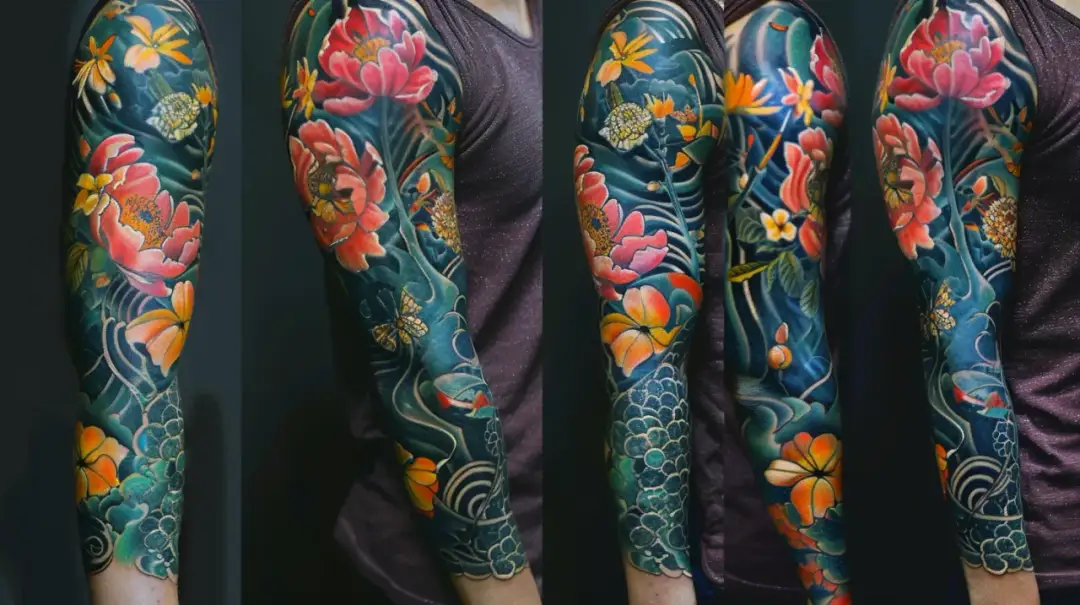 Kolorowe tatuaże męskie - Najlepsze wzory kolorowych tatuaży
