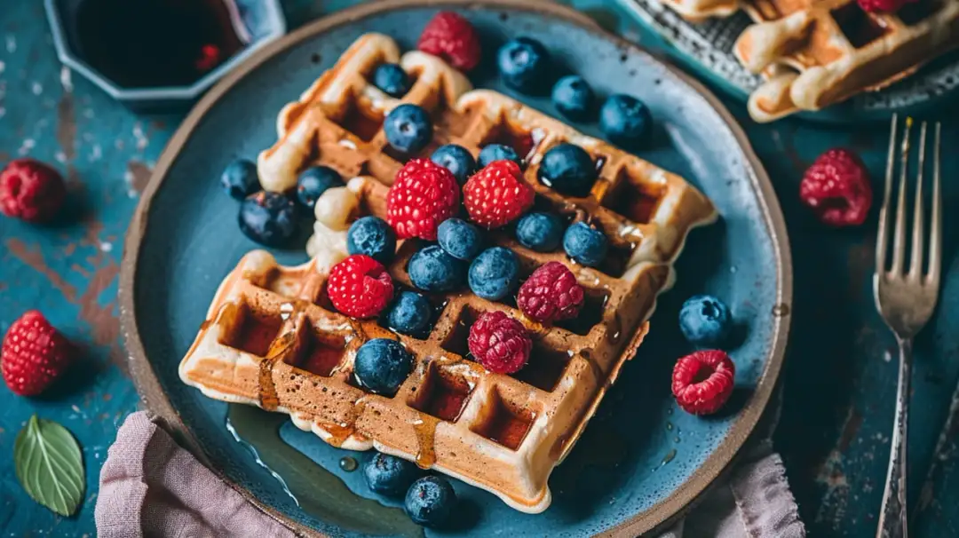 Chrupiące gofry z płatków owsianych - przepis na zdrowe i smaczne śniadanie