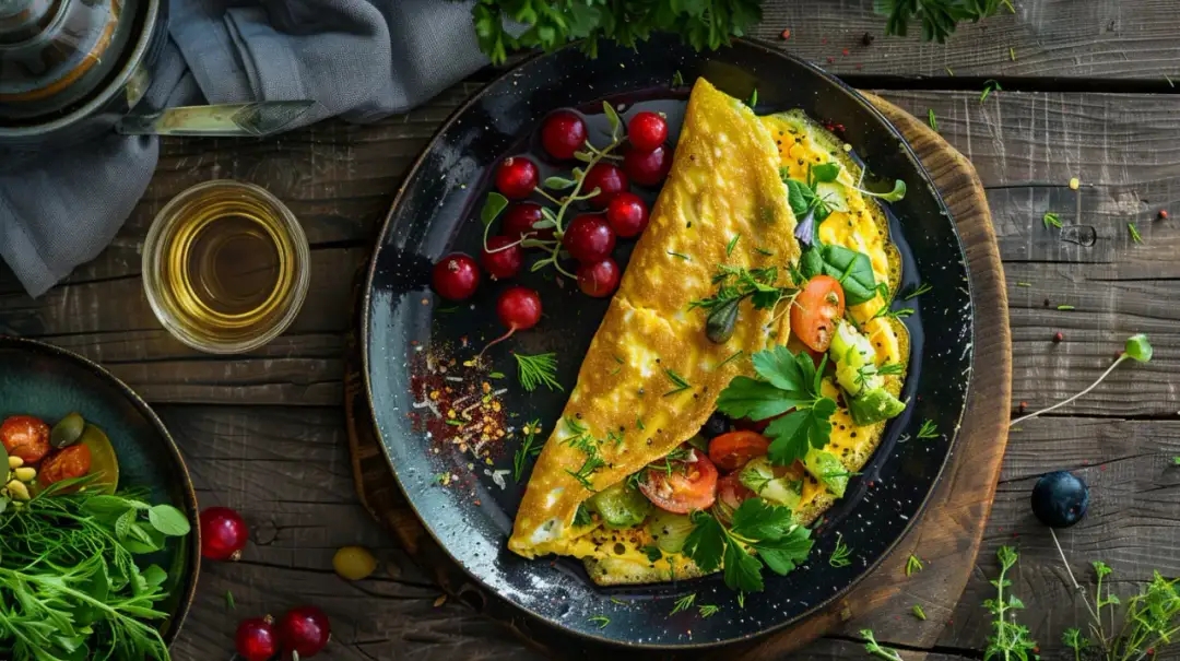 Omlet z mąki orkiszowej: Poznajemy lekki i pożywny przepis na śniadanie