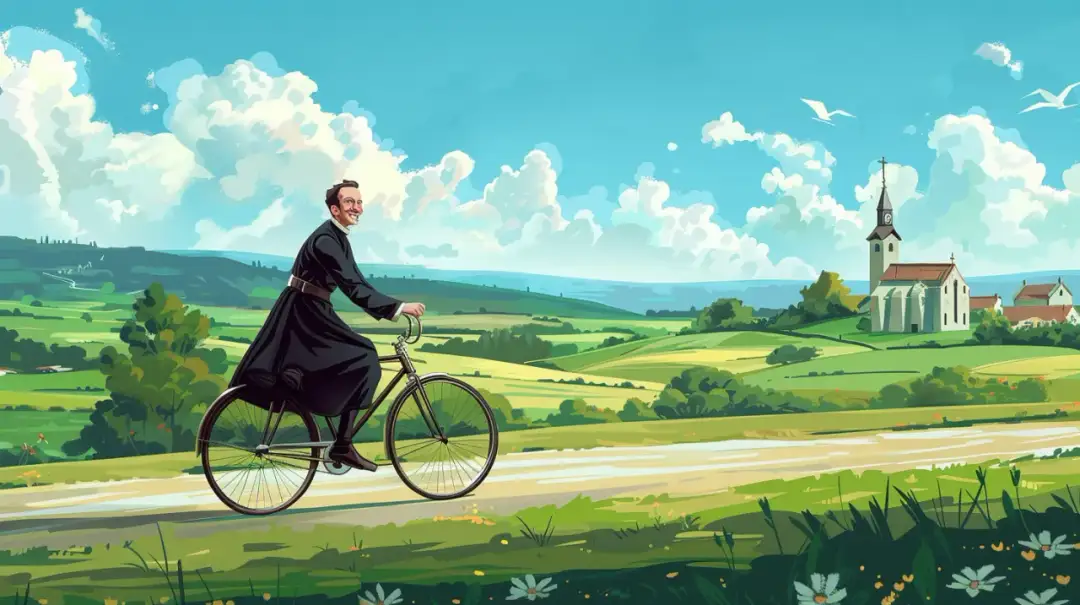 Ksiądz na rowerze: Niezwykła pasja duchownego. Inspirująca historia
