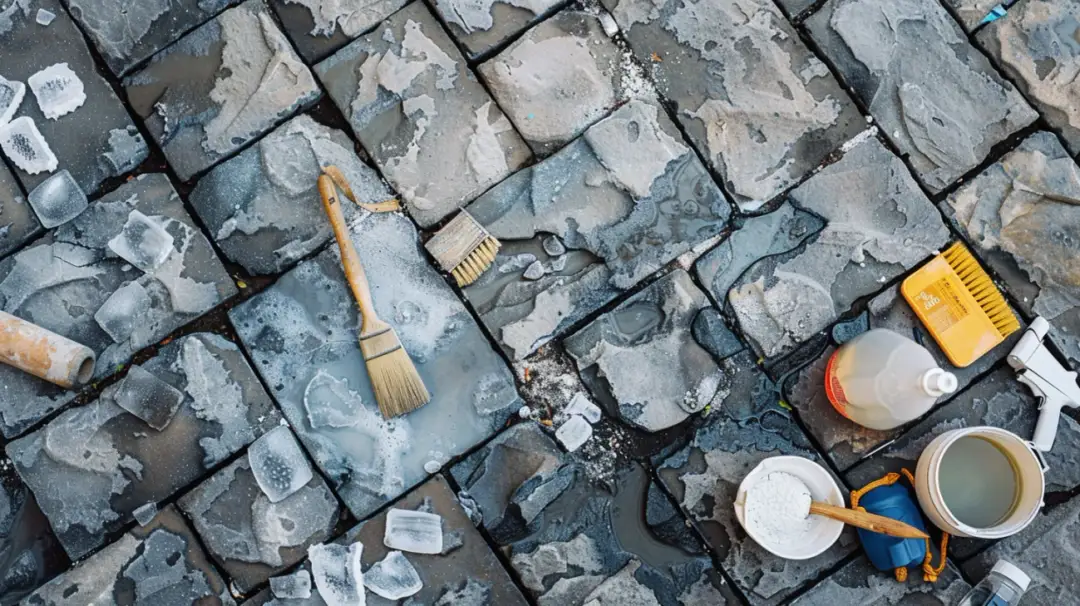 Pięć sposobów na usunięcie plam z wosku na kostce brukowej