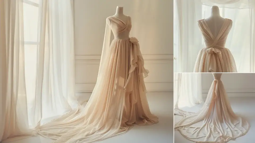 Sukienka beżowa długa: idealna na 3 specjalne okazje. Jak ją nosić?