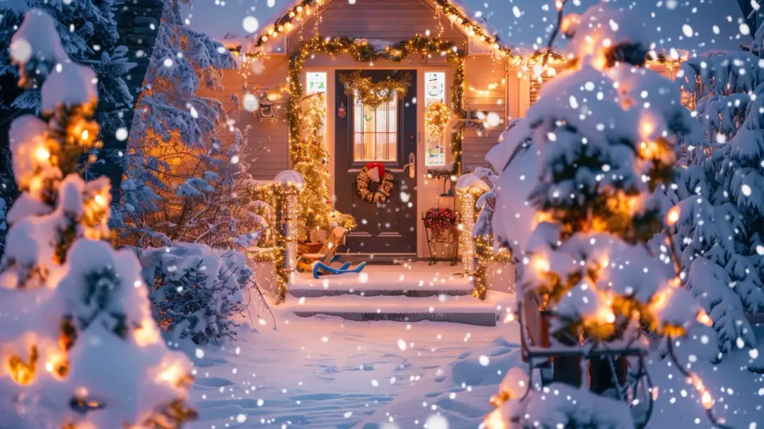 Najlepsze świąteczne dekoracje przed domem na Boże Narodzenie!