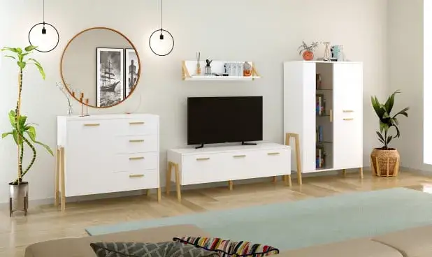 Co postawić na półce w salonie: 15 pięknych inspiracji dekoracyjnych