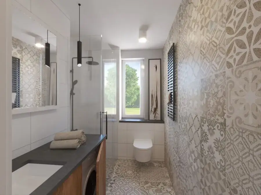 Jak urządzić małą łazienkę z oknem: sprytne triki na więcej przestrzeni