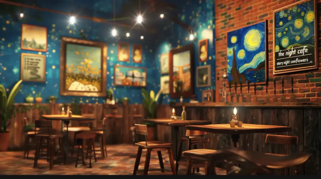 Kawiarnia van Gogha: "Nocna kawiarnia" i inne znane obrazy