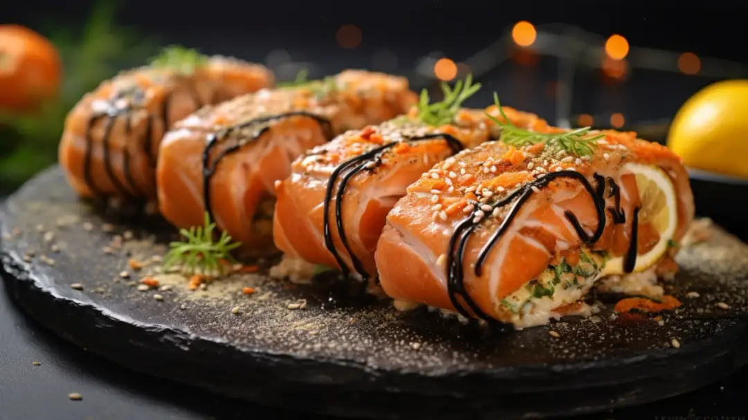 Futomaki Łosoś Pieczony - Japońskie Sposoby na Pieczonego Łososia