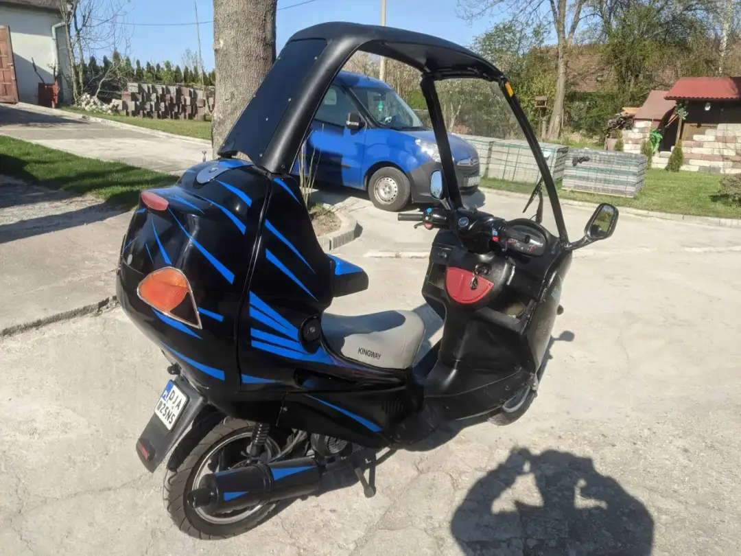 Skuter z dachem – idealne rozwiązanie na każdą pogodę i wygodny transport