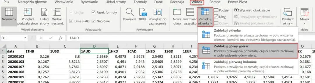 Jak zablokować wiersze w Excelu: 5 prostych kroków i triki