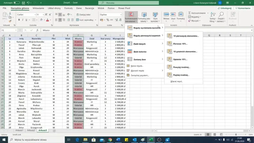 Jak wpisać funkcję w Excelu i ułatwić sobie pracę z danymi