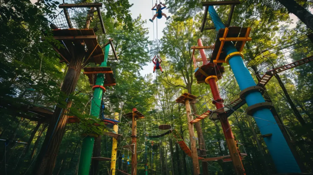 Adrenalina i zabawa czekają na Kaszubach: Park linowy