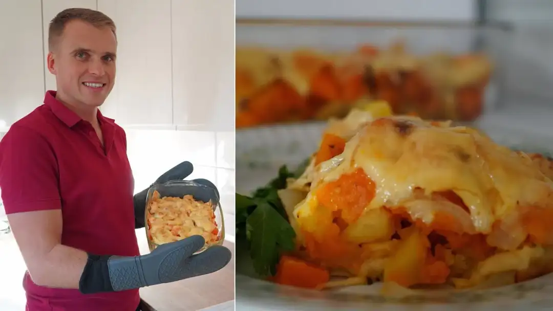 Pyszna zapiekanka ziemniaki dynia – łatwy przepis na smaczne danie