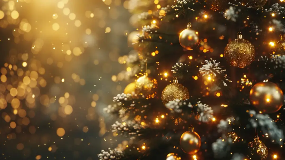 Choinka ze złotymi bombkami: Stwórz magiczną atmosferę 