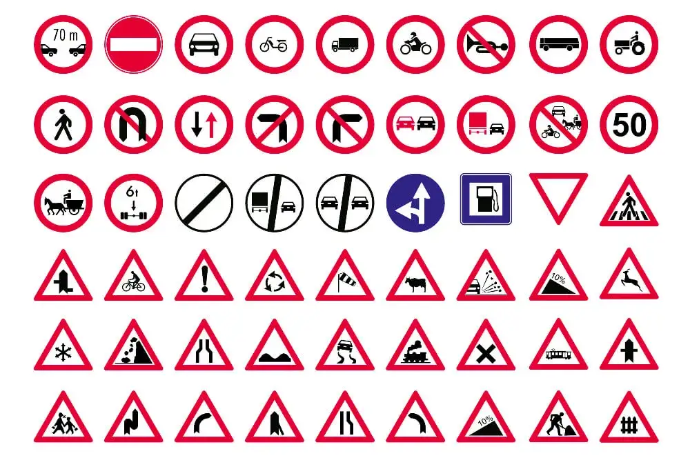 Kompletna lista znaków drogowych z opisem - pobierz PDF i ucz się