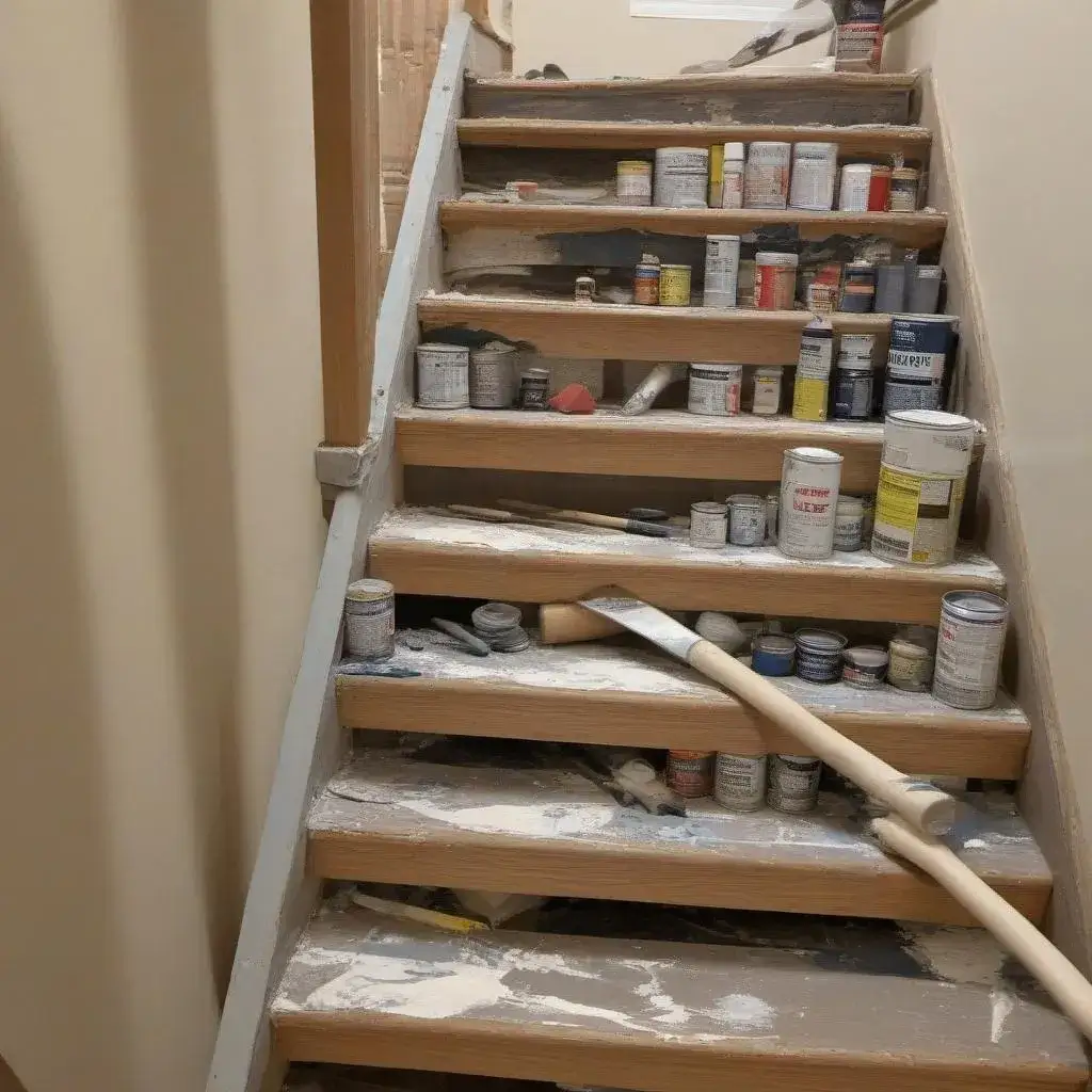 Jak tanio i profesjonalnie odnowić stare drewniane schody pokryte farbą olejną