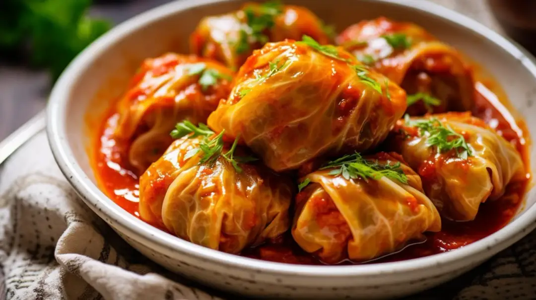 Gołąbki z mięsem i ryżem - przepis