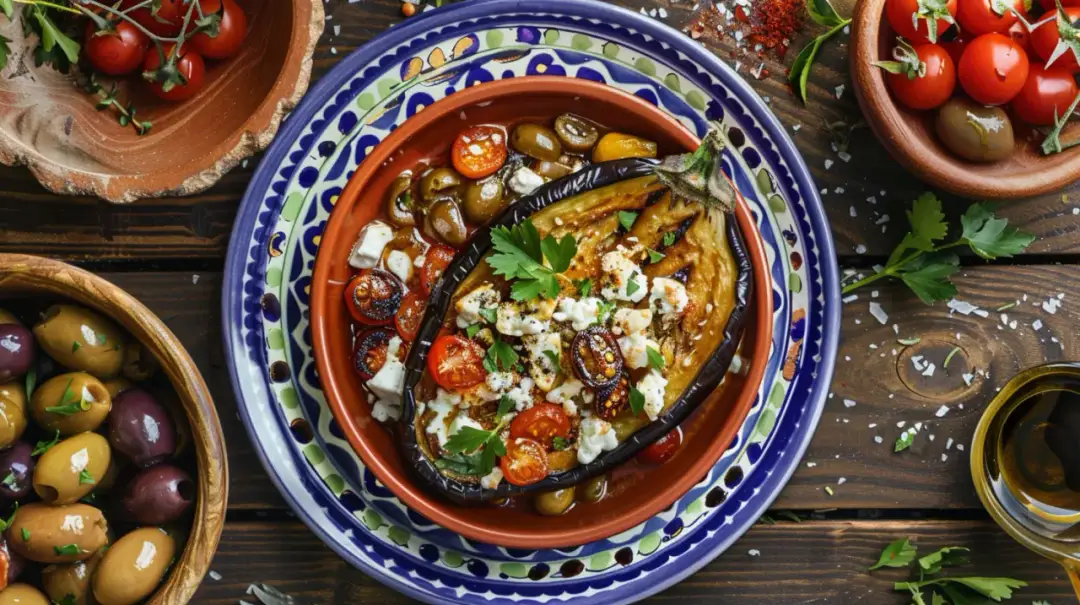 Pieczony bakłażan z fetą: Niezwykły smak Grecji na talerzu w 30 minut