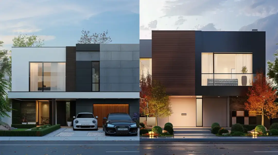 Paski na elewacji: Jak stworzyć efektowną fasadę domu krok po kroku