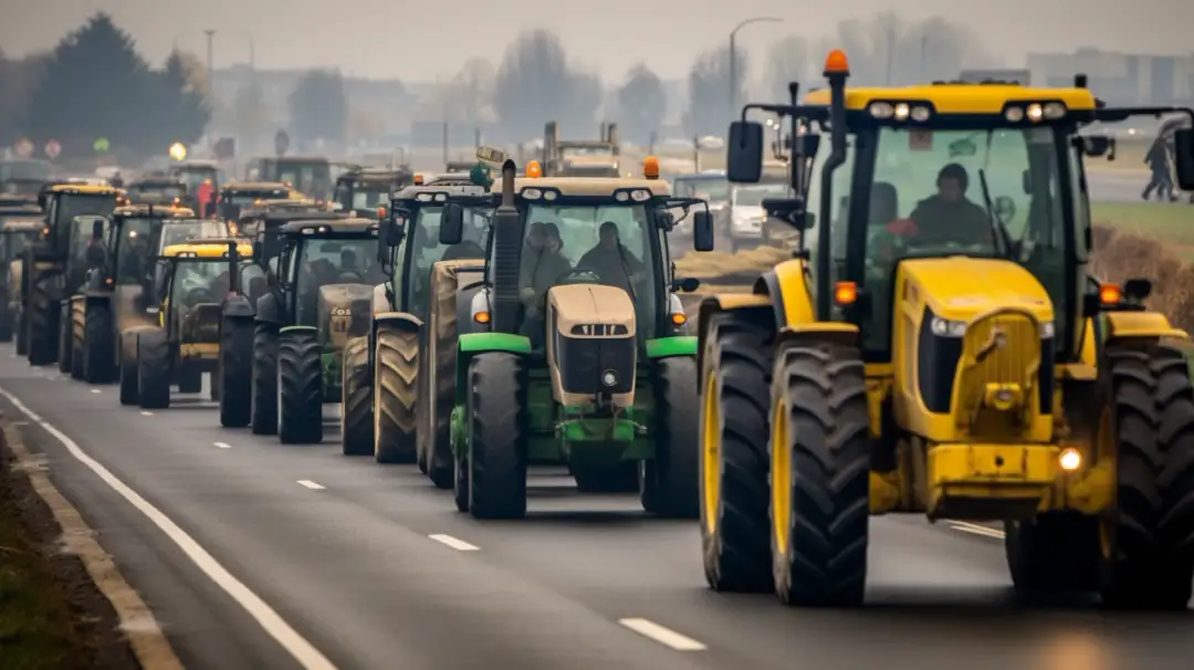 Protesty rolników we Francji: oblężenie Paryża i żądania.