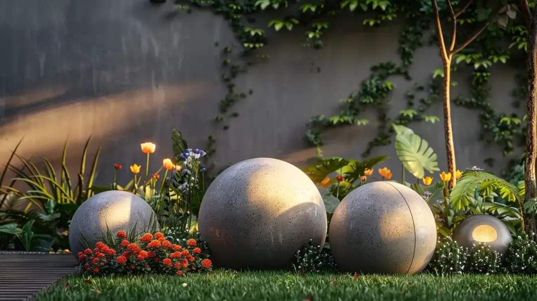 Betonowe kule do ogrodu – Jak je zaaranżować, aby dodać stylu Twojemu ogrodowi?