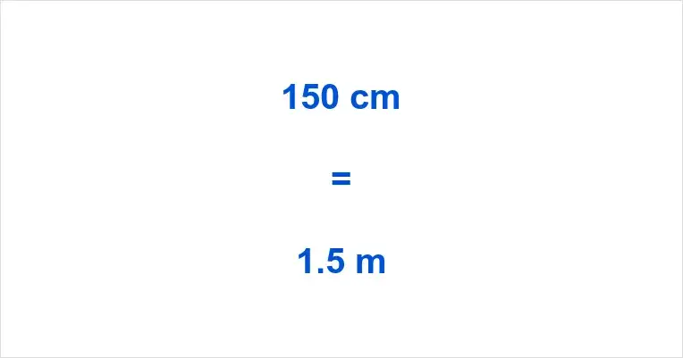 150 cm ile to metrów? Szybka konwersja jednostek długości