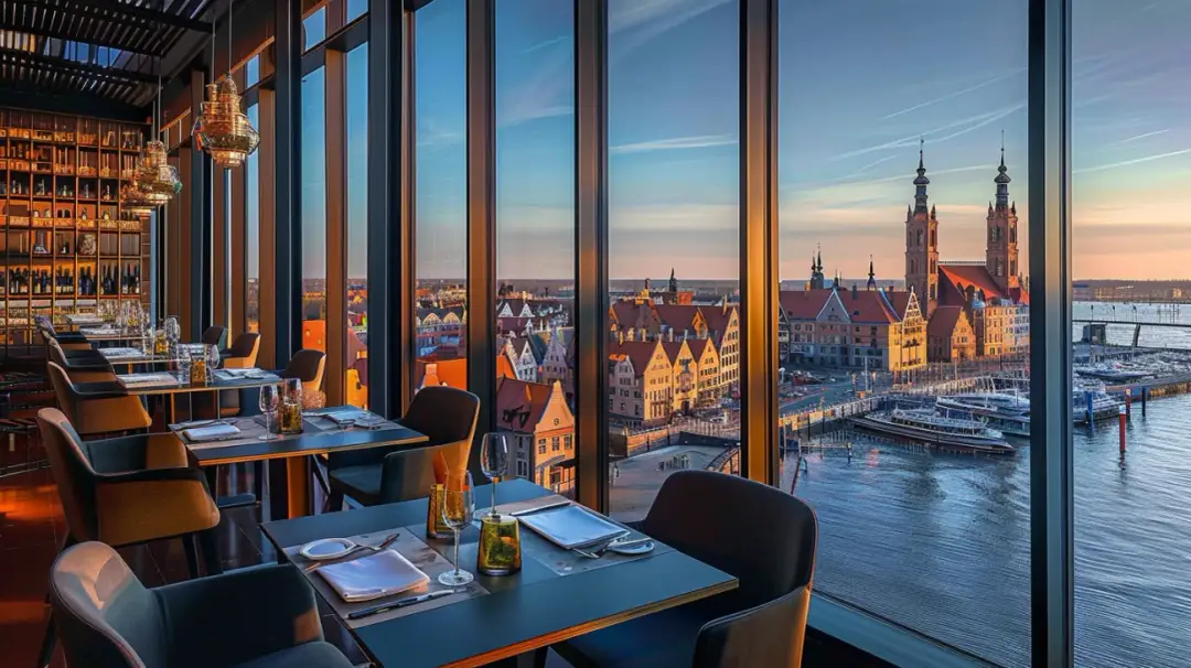 Olivia Star - restauracja z panoramicznym widokiem na Gdańsk