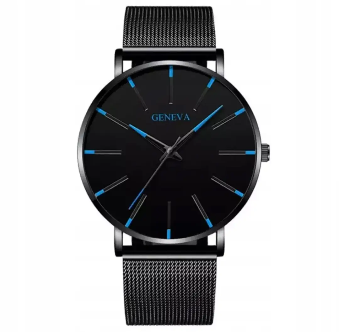 Stylowe zegarki męskie Geneva łączące elegancję z casualowym stylem