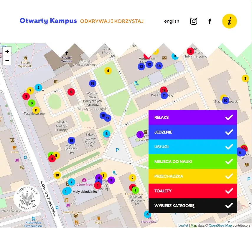 Pogoda Uniwersytet Warszawski - sprawdź, co czeka dziś na kampusie