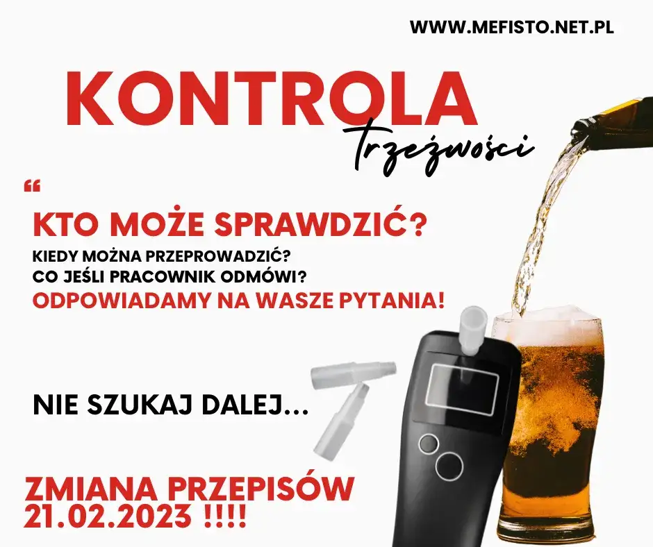 Kontrola trzeźwości w pracy: prawa i obowiązki (Kodeks pracy 2023)