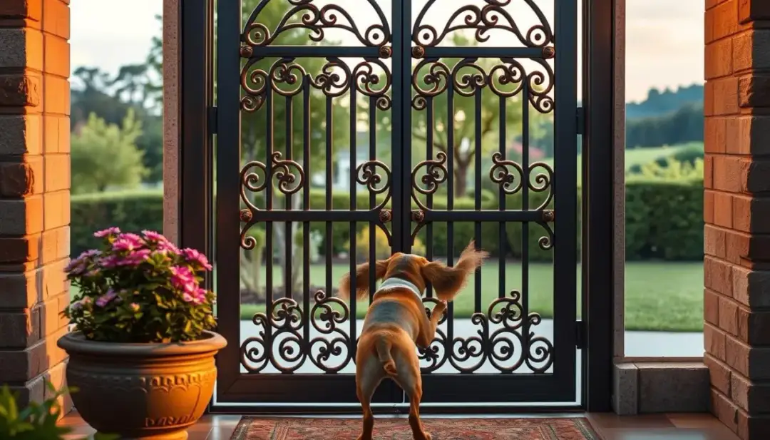 Skuteczne sposoby na zabezpieczenie drzwi przed psem i ich zniszczeniem