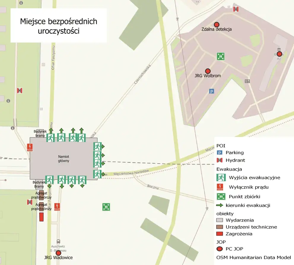 Mapa Auschwitz-Birkenau - gdzie znajdowały się poszczególne obiekty?