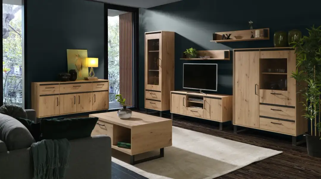 Jakie meble pasują do ciemnej podłogi w salonie? Inspiracje