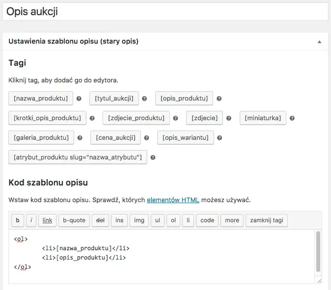 Jak zrobić aukcję na Allegro w HTML i uniknąć błędów formatowania opisu