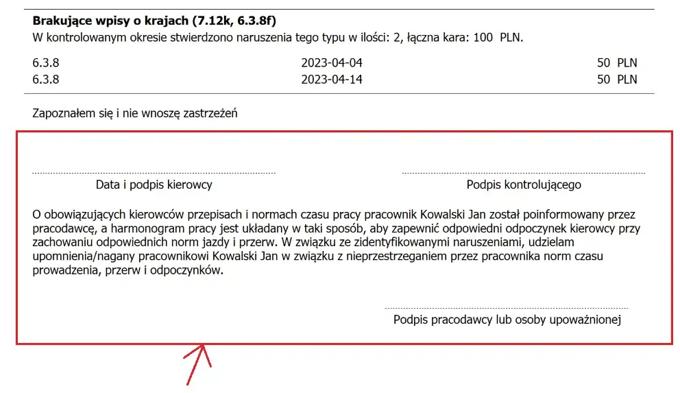 Jaki mandat za przekroczenie czasu jazdy? Sprawdź kary i stawki