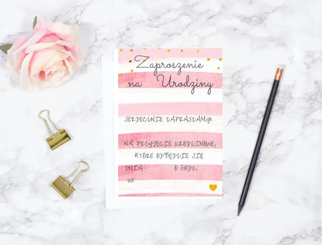 Jak wypełnić zaproszenie na urodziny? Wzory i wskazówki!
