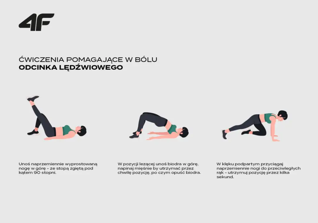 Jakie ćwiczenia na kręgosłup lędzwiowy pomogą w bólu pleców?