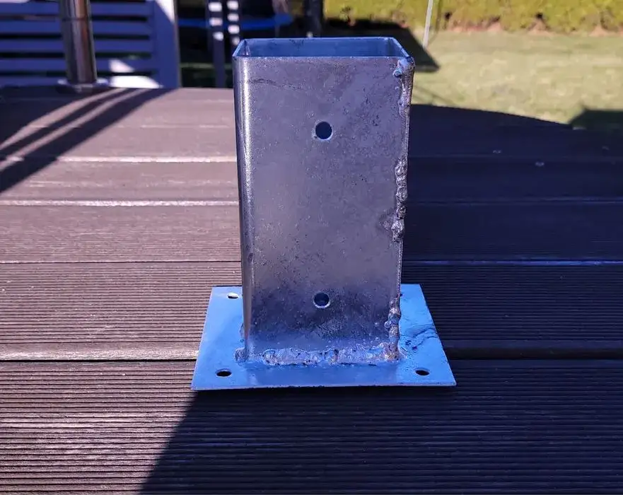 Kotwa wbijana 80x80 mm – stabilne mocowanie bez zbędnych kosztów