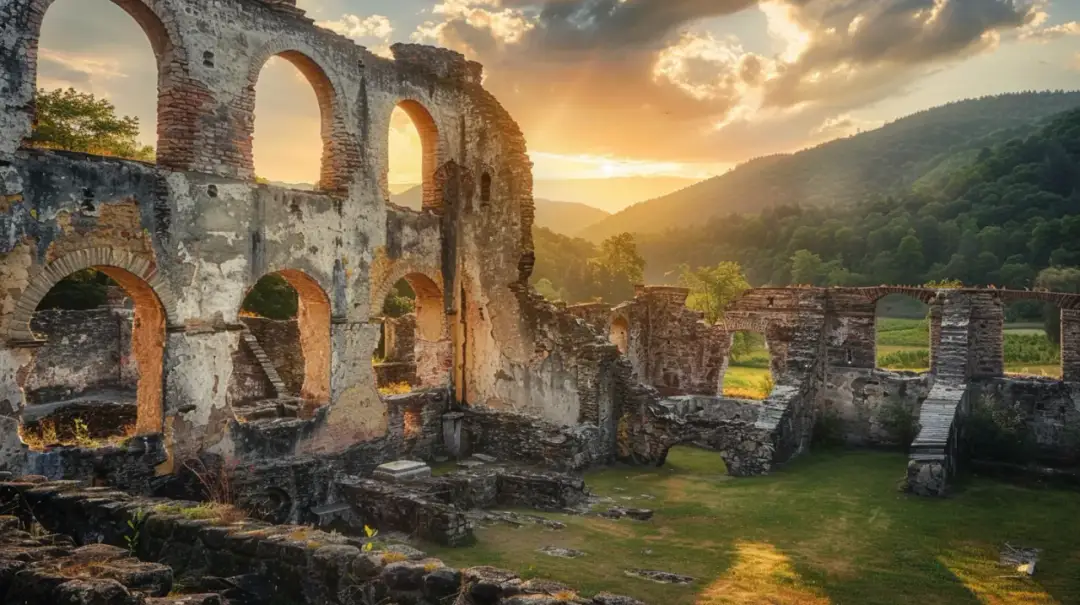 Zagórz: Klasztor karmelitów - Ruiny pełne tajemnic i legend