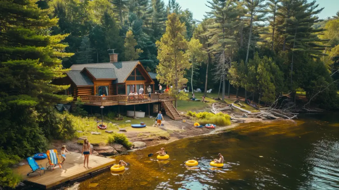 Wakacje nad jeziorem z dziećmi: wypoczynek blisko natury w domkach