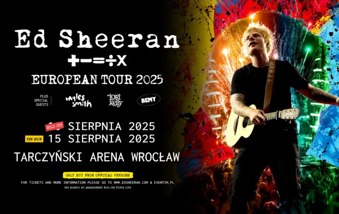 Czy Ed Sheeran zagra w Polsce w 2026? Koncerty, bilety, porady!