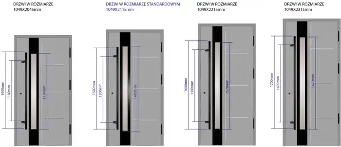 Jakie wymiary otworu pod drzwi zewnętrzne 100 cm, aby uniknąć błędów?