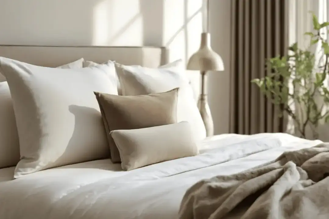 Jak ułożyć poduszki w sypialni? Szybka metamorfoza wnętrza