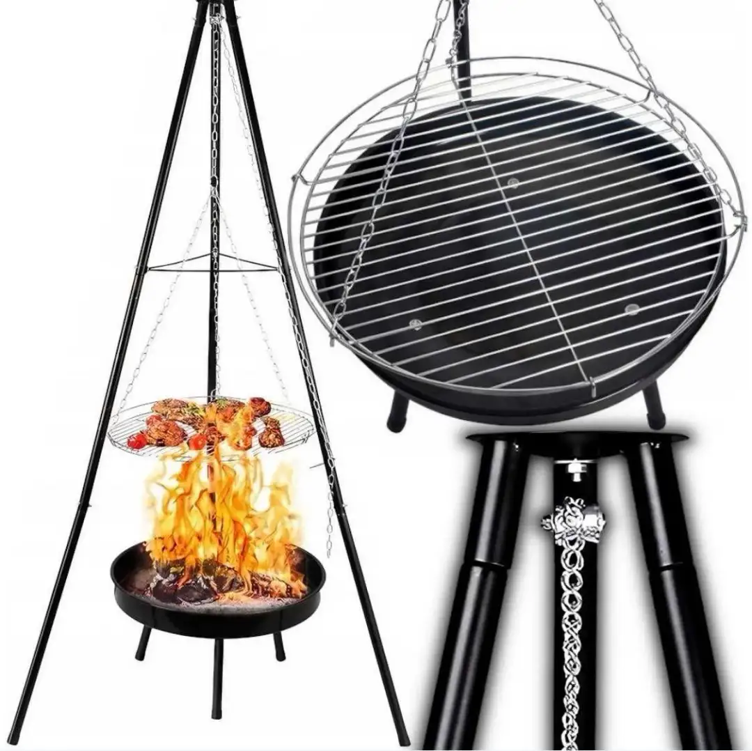 Grill stojący trójnóg: poznaj jego zalety i jak go używać