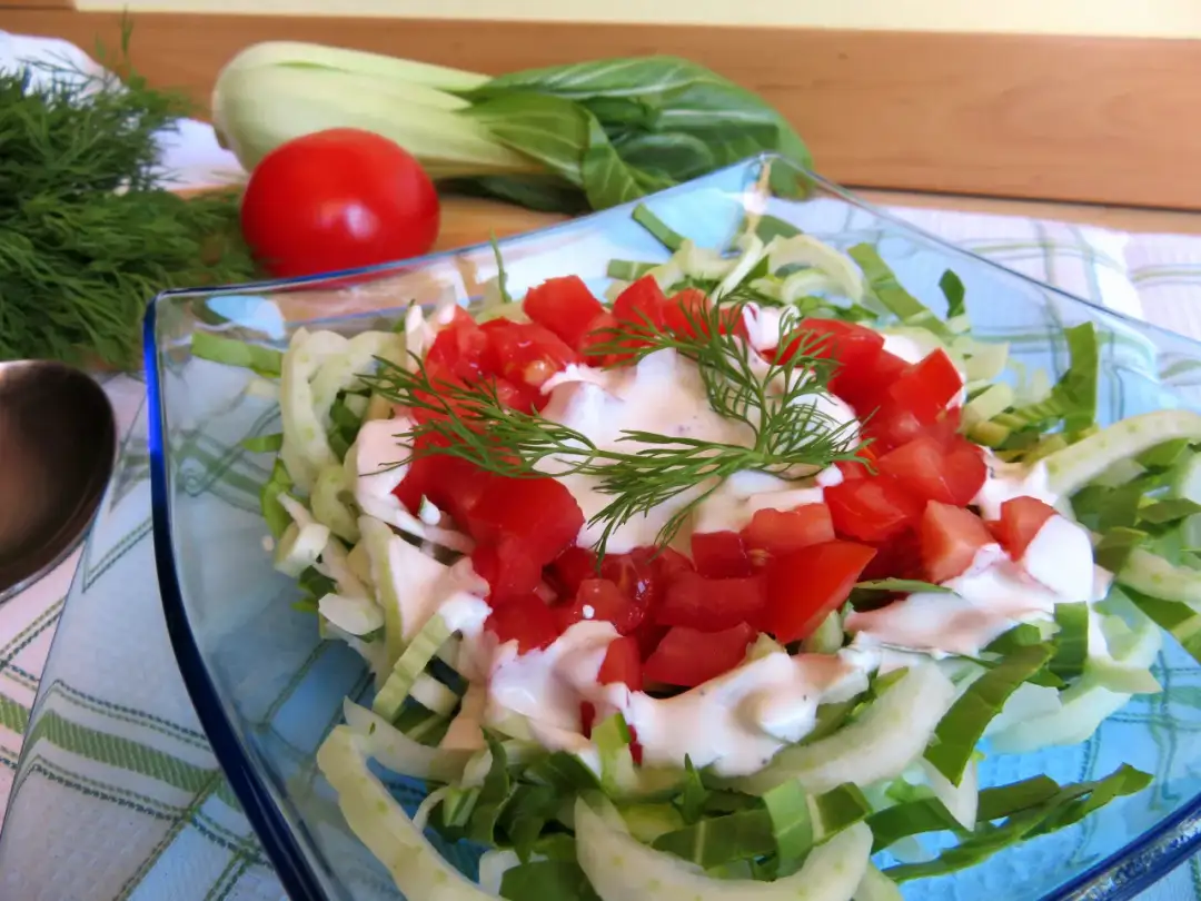 Surówka z pak choi - pyszna sałatka z kapusty pak choi