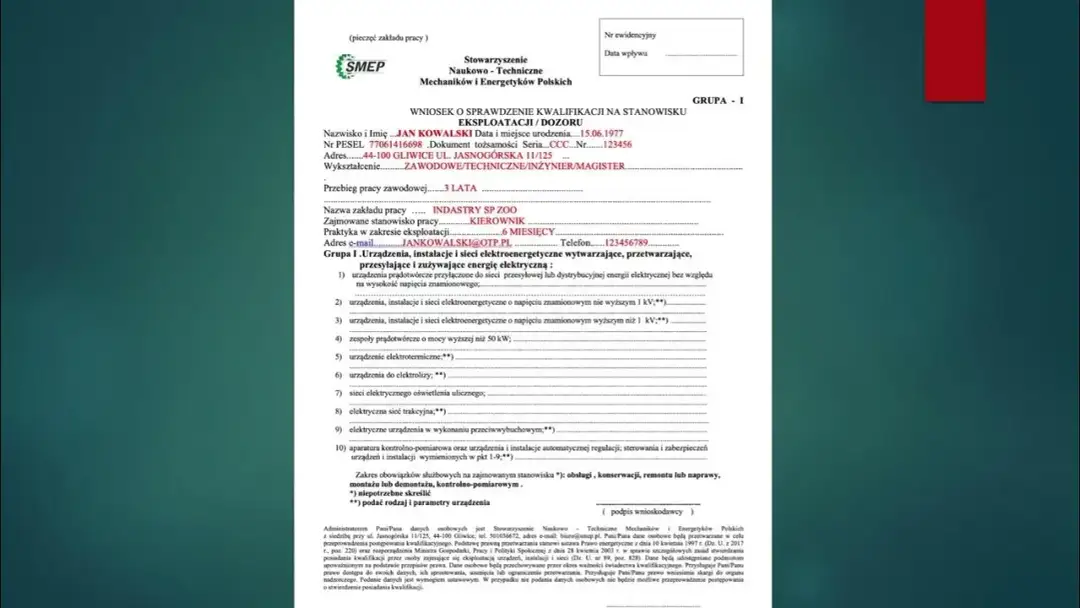 Wniosek SEP Katowice - Szybki i Sprawny Proces Składania Wniosku