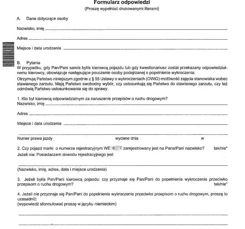 Jak prawidłowo wypełnić niemiecki mandat i uniknąć problemów – krok po kroku