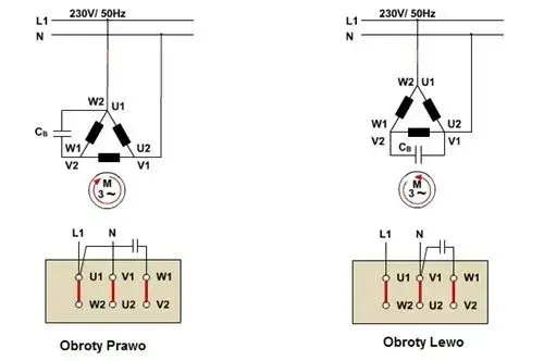 Jak podłączyć silnik jednofazowy z dwoma kondensatorami bez błędów