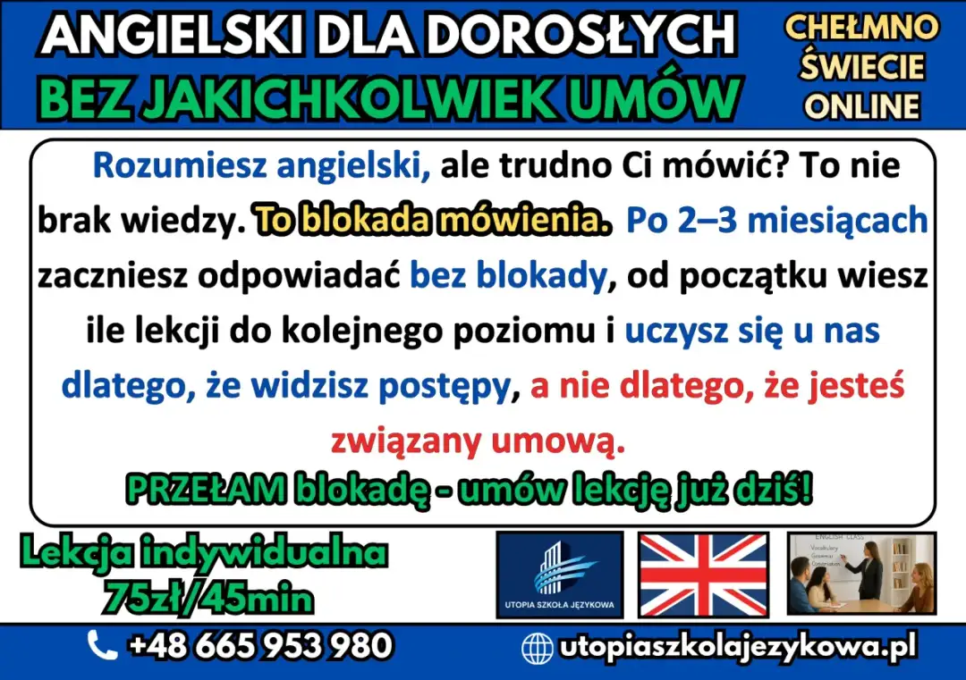 Jak płynnie mówić po angielsku - Przełam blokadę i zyskaj pewność